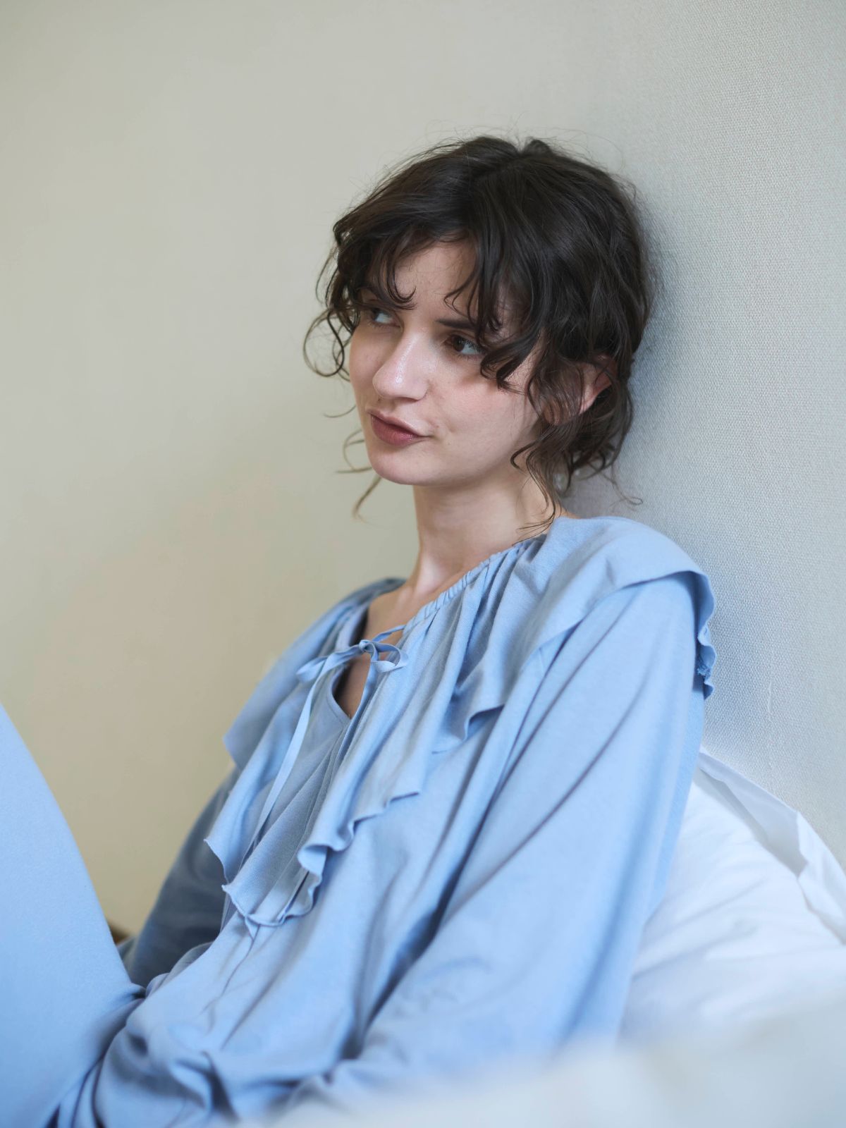 残りわずか】チェリーエアリーパジャマ上下セット ブルー | すべての