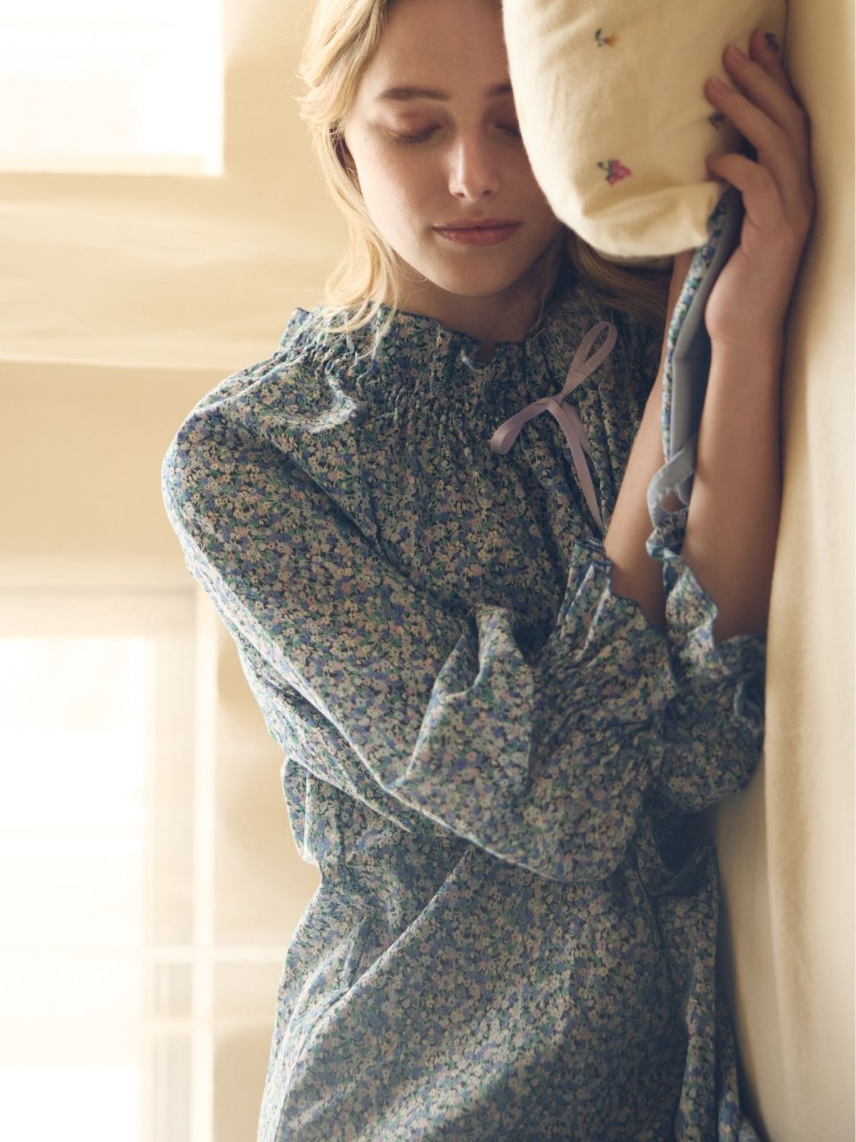 NEW｜リバティポッピングフラワーチェリーブロッサムドレス