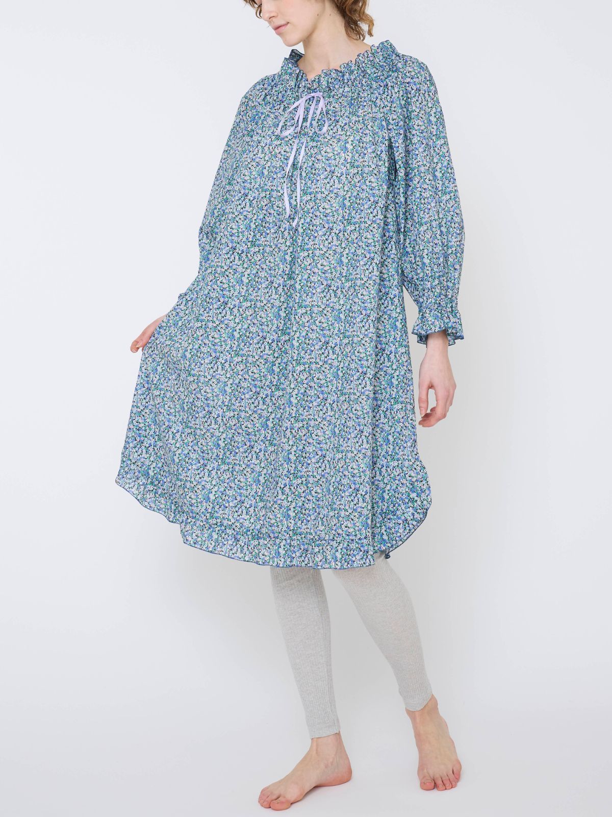 NEW｜リバティポッピングフラワーチェリーブロッサムドレス