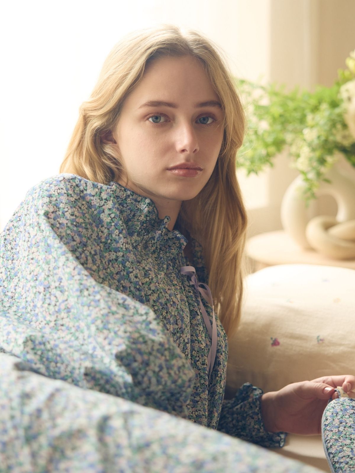 NEW｜リバティポッピングフラワーチェリーブロッサムドレス