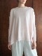 【NEW】【WOOL70%/CASHMERE30%】イタリアニットワイドプルオーバー（ライトピンク/ブラウン/チャコールグレー）