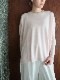 【NEW】【WOOL70%/CASHMERE30%】イタリアニットワイドプルオーバー（ライトピンク/ブラウン/チャコールグレー）