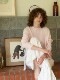 【NEW】【WOOL70%/CASHMERE30%】イタリアニットワイドプルオーバー（ライトピンク/ブラウン/チャコールグレー）