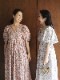 【こんまりさん着用】【選べる着丈】パフスリーブワンピース（123cm,130cm）