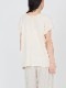 ファインニットツイストTシャツ ナチュラル