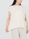 ファインニットツイストTシャツ ナチュラル