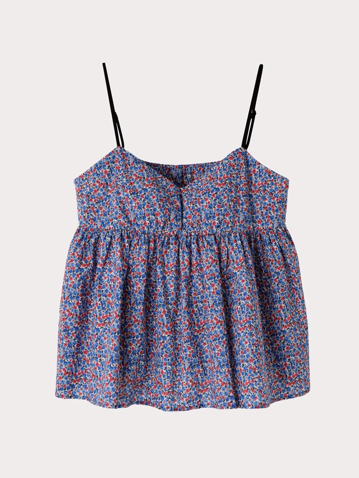 2WAY｜リバティキャンディフラワーカップ付きキャミソール