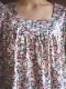 【NEW】リバティマーガレットフラワー バタフライブラウス（ブルー）