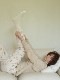 【NEW】【WOOL70%/CASHMERE30%】イタリアニットタートル（ライトベージュ//レッド/パープル）