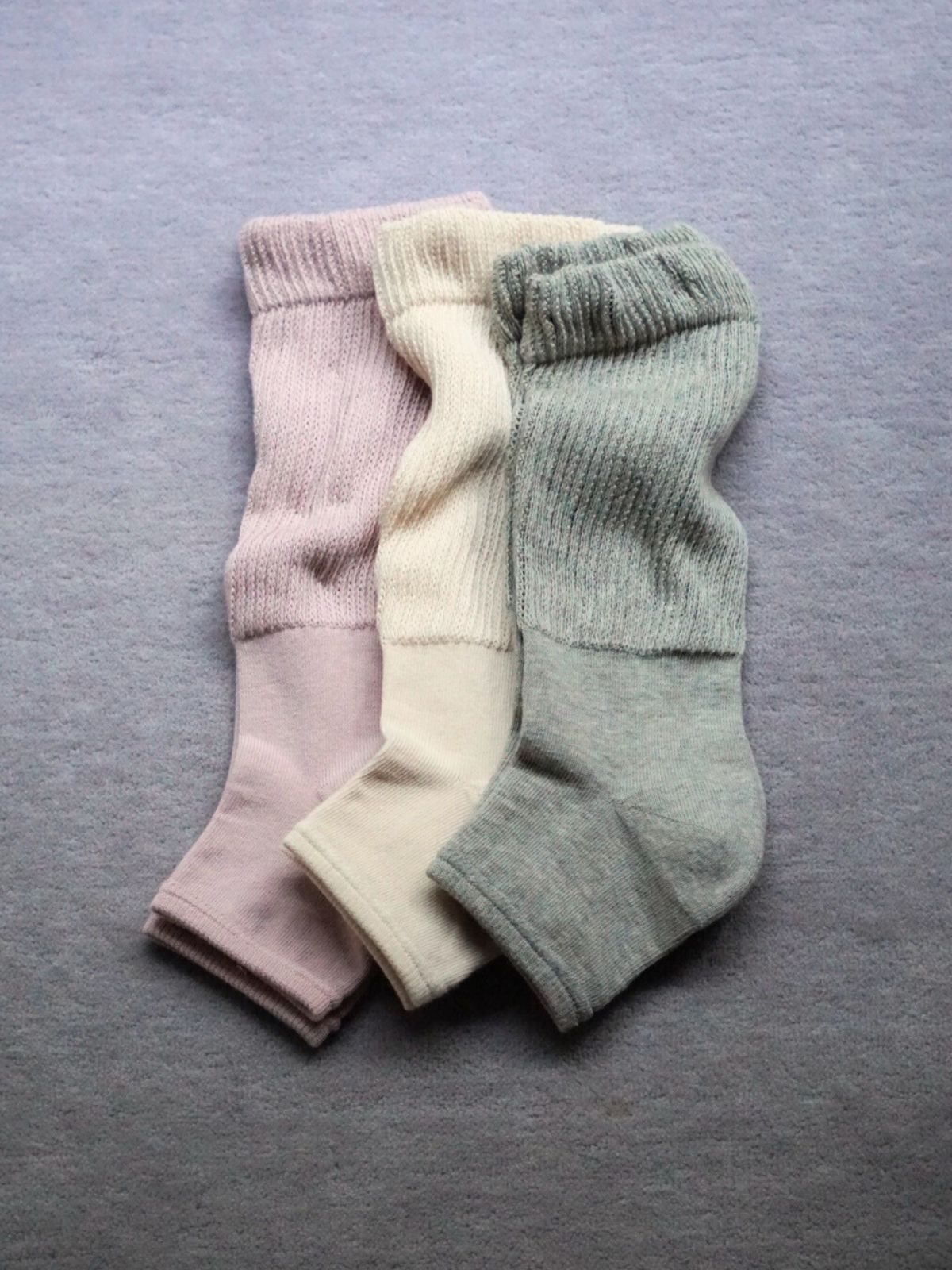 【残りわずか】オープントゥソックス（ライトピンク/ライトベージュ/ライトグレー）