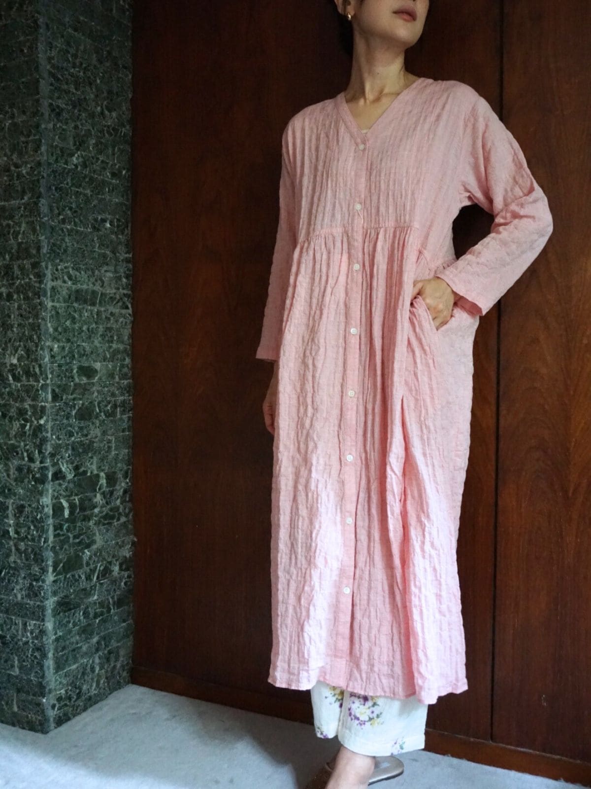 コスモスVネック ワンピース | すべての商品 | 美しく眠る nanadecor