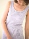 【残りわずか】型崩れしない｜スパンリブカップ付きタンクトップ　ラベンダー