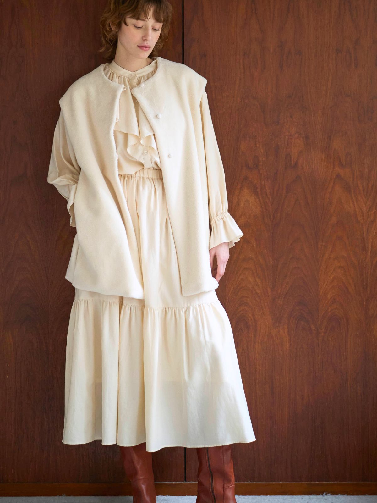 NEW｜エアリーサテンスカート | すべての商品 | 美しく眠る