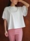 NEW｜【数量限定】ライラックレースTシャツ ホワイト