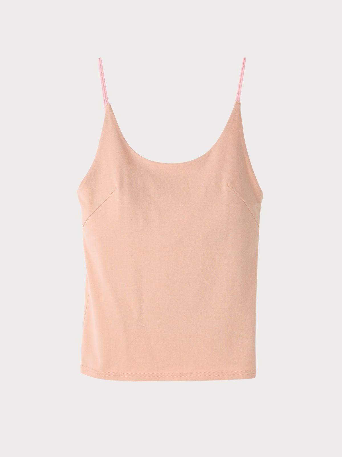 ジャスミンストレッチカップ付きキャミ ピンク
