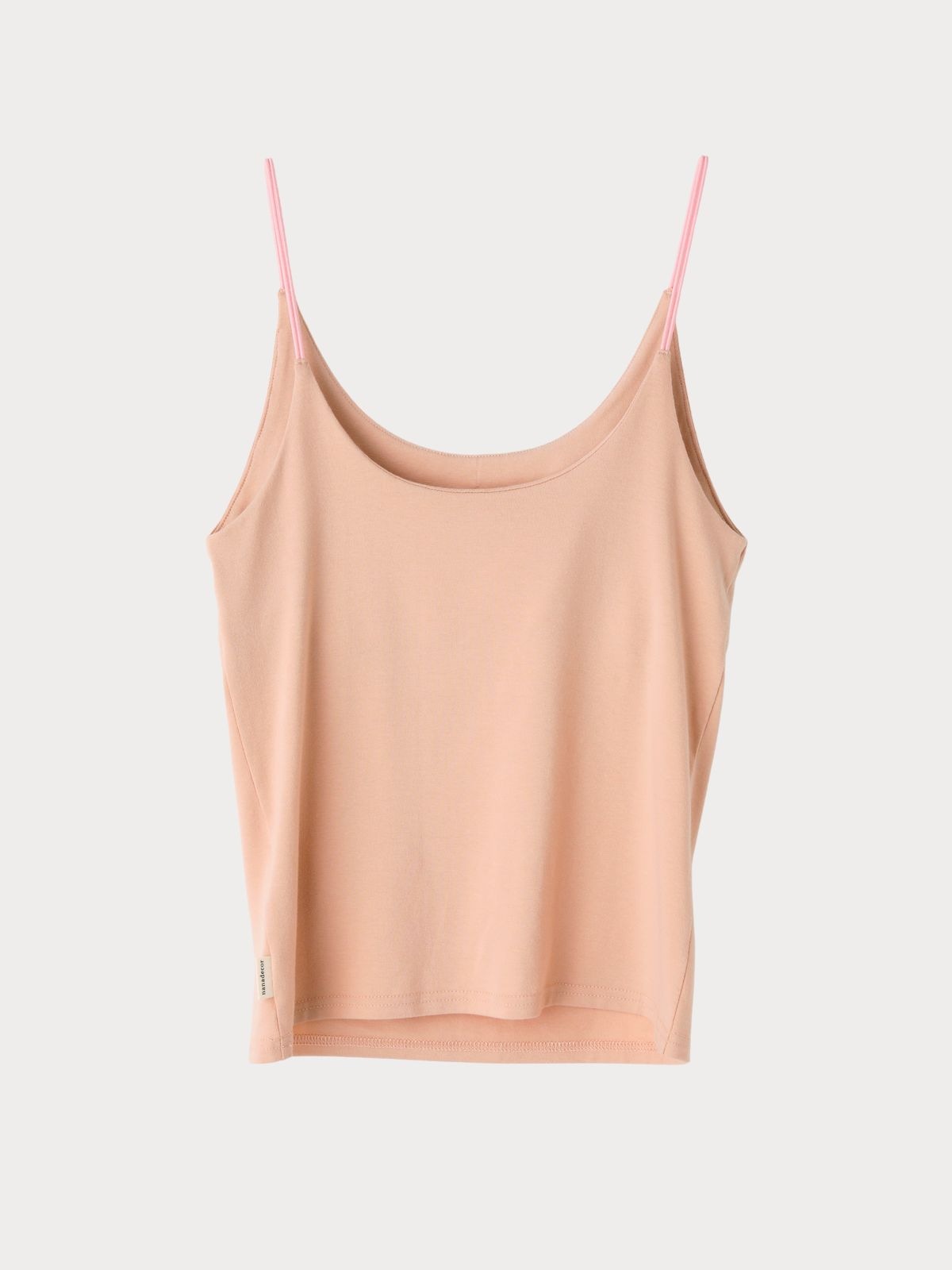 ジャスミンストレッチカップ付きキャミ ピンク