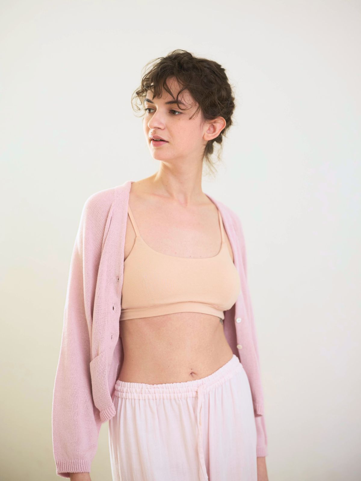 【残りわずか】ジャスミンストレッチブラ ピンク