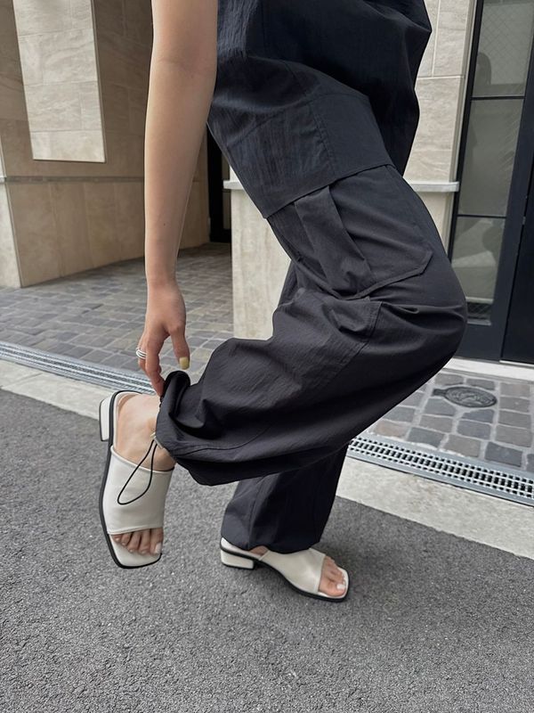 2way drawstring side pocket PT