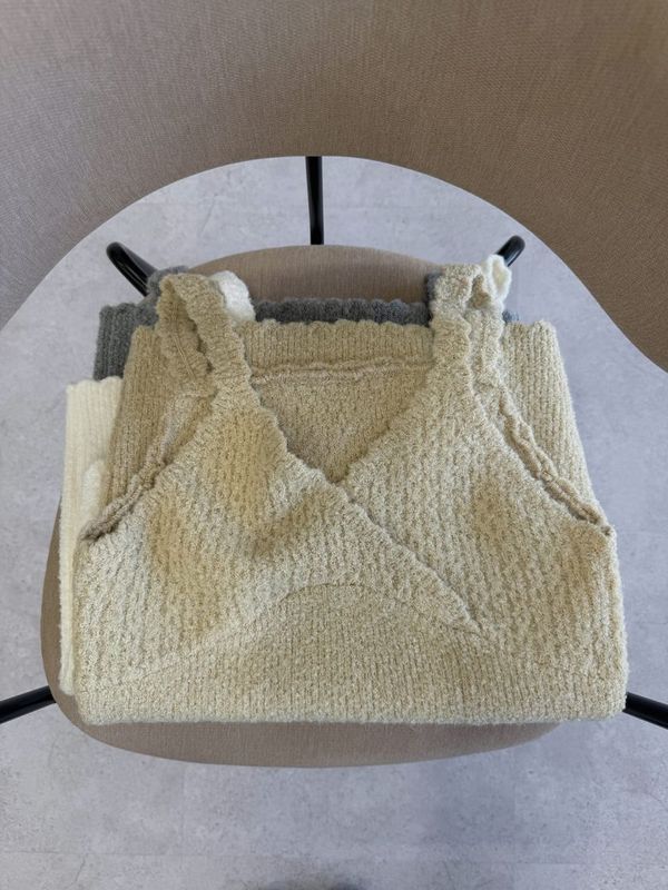 scallop cache-coeur knit cami