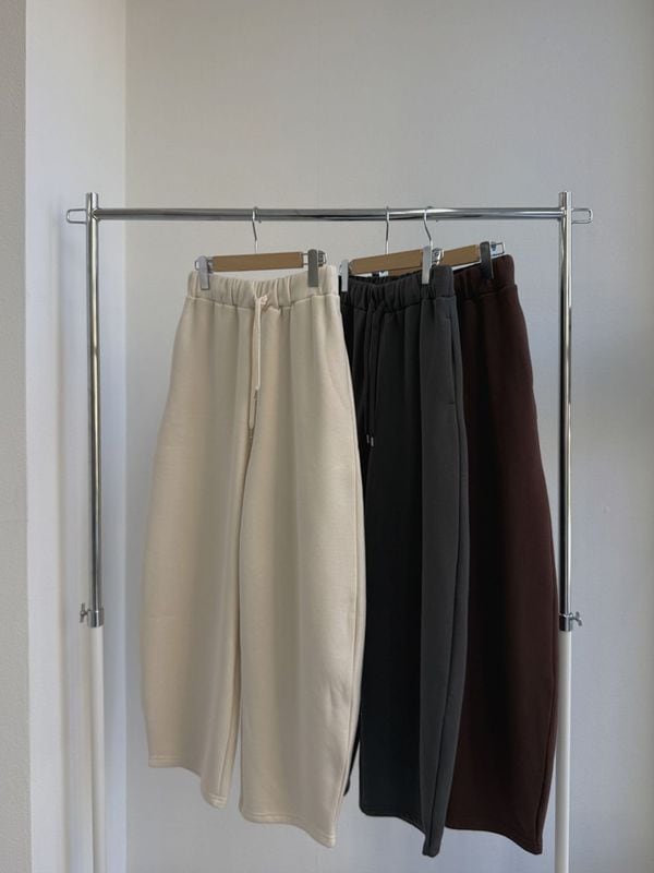 brushed lining curve sweat PT