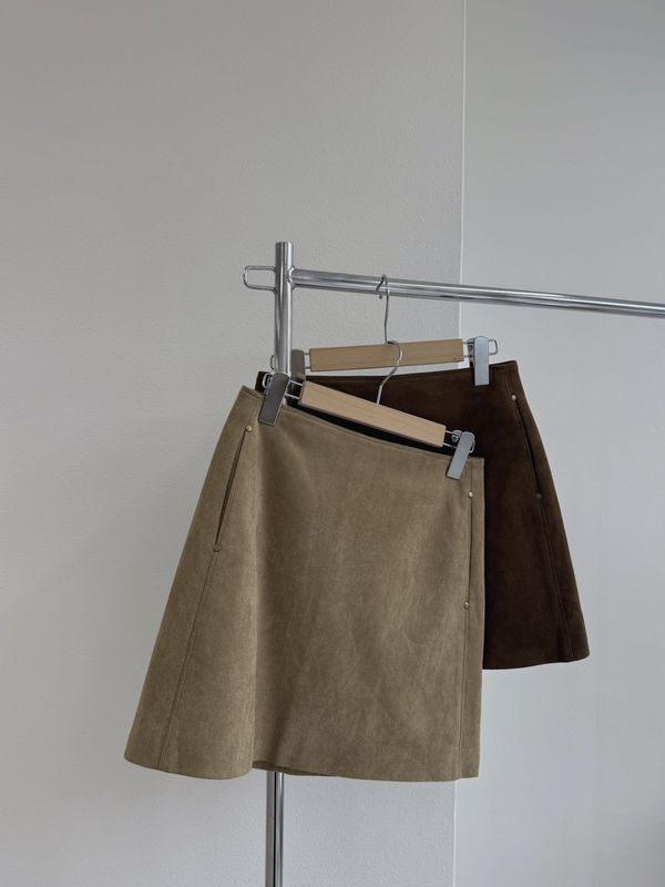 suede mini skirt