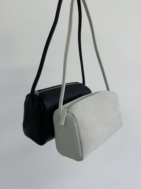 leather mini form bag