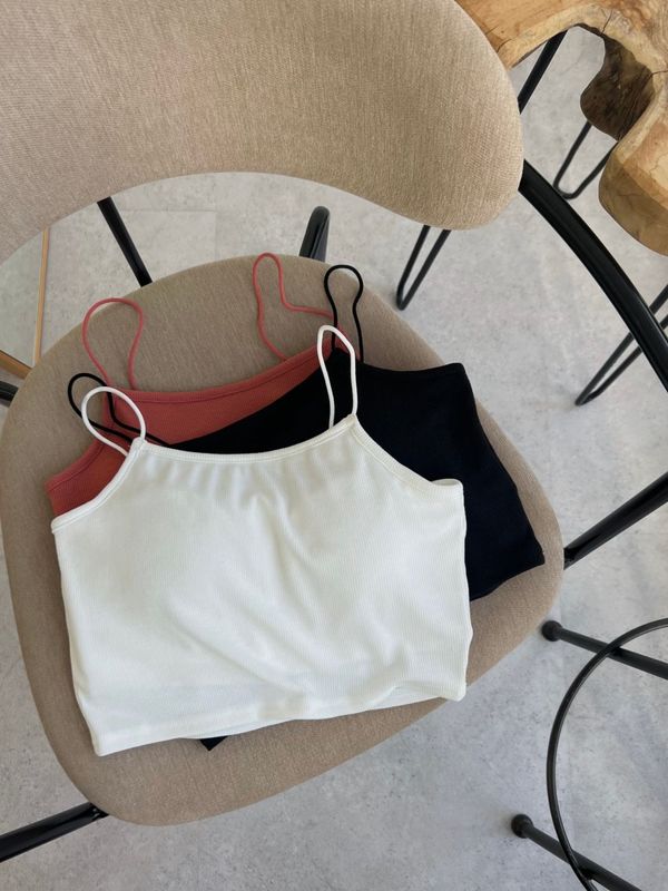 cropped lib cup camisole