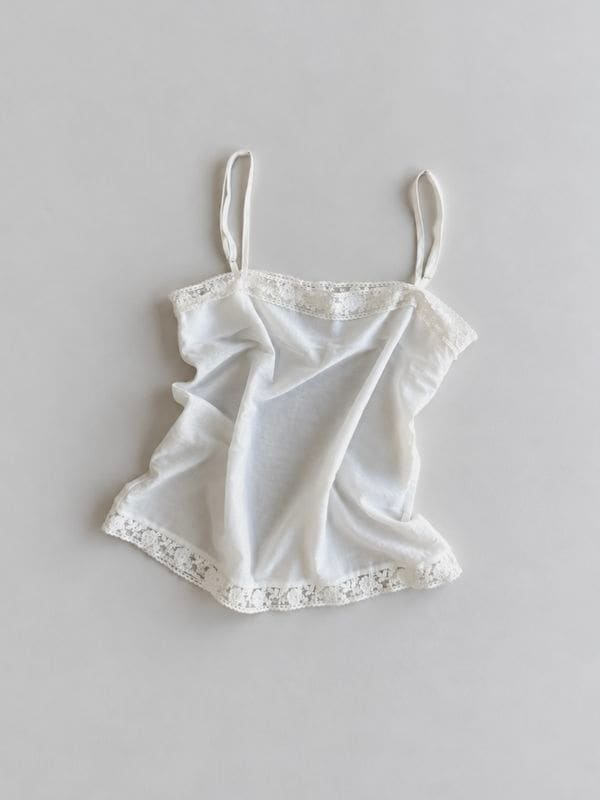 lace trim silky camisole