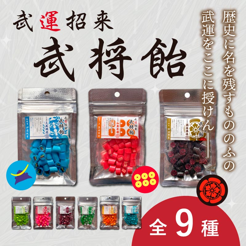 武運招来武将飴【9種コンプリートセット】 | すべての商品