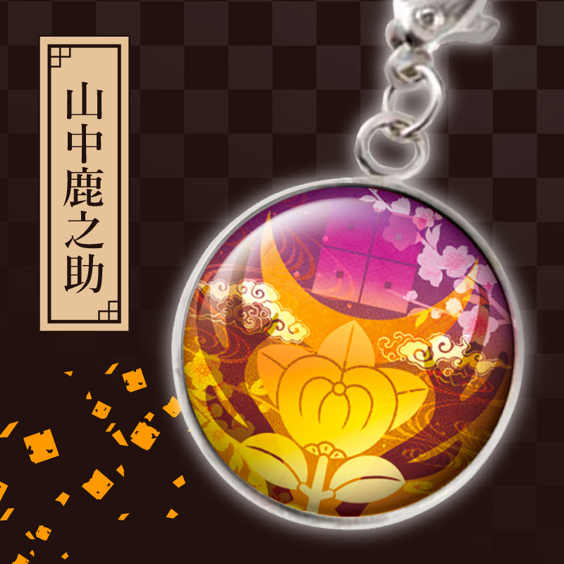 戦国武将家紋メタルストラップ全10種コンプリート新品未開封 当店オリジナル】戦国家紋メタルドームストラップ(チャーム