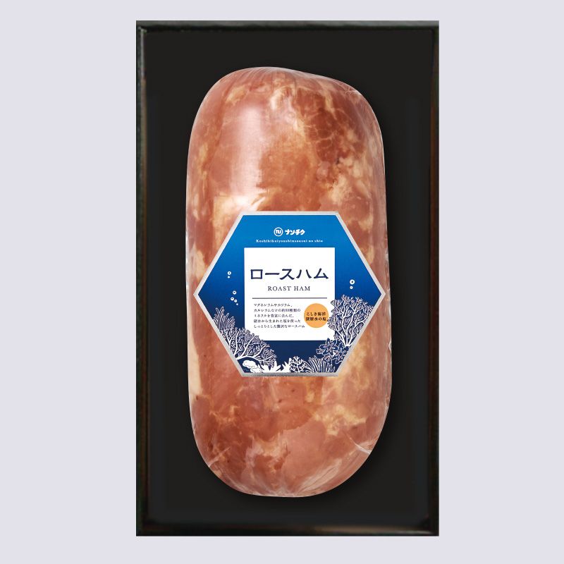 【送料無料】N-11 ロースハム こしき海洋深層水の塩 2025年お歳暮