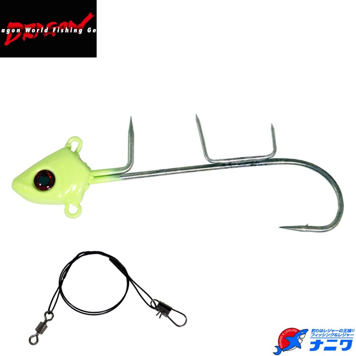 ドラゴン タチ魚joyヘッド 1本針 ハリ 仕掛け 太刀魚 フィッシング レジャー ナニワ