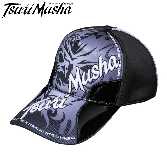 釣武者 3DワイルドMUSHAキャップ ブラック | ウェアー類,ウェアー 