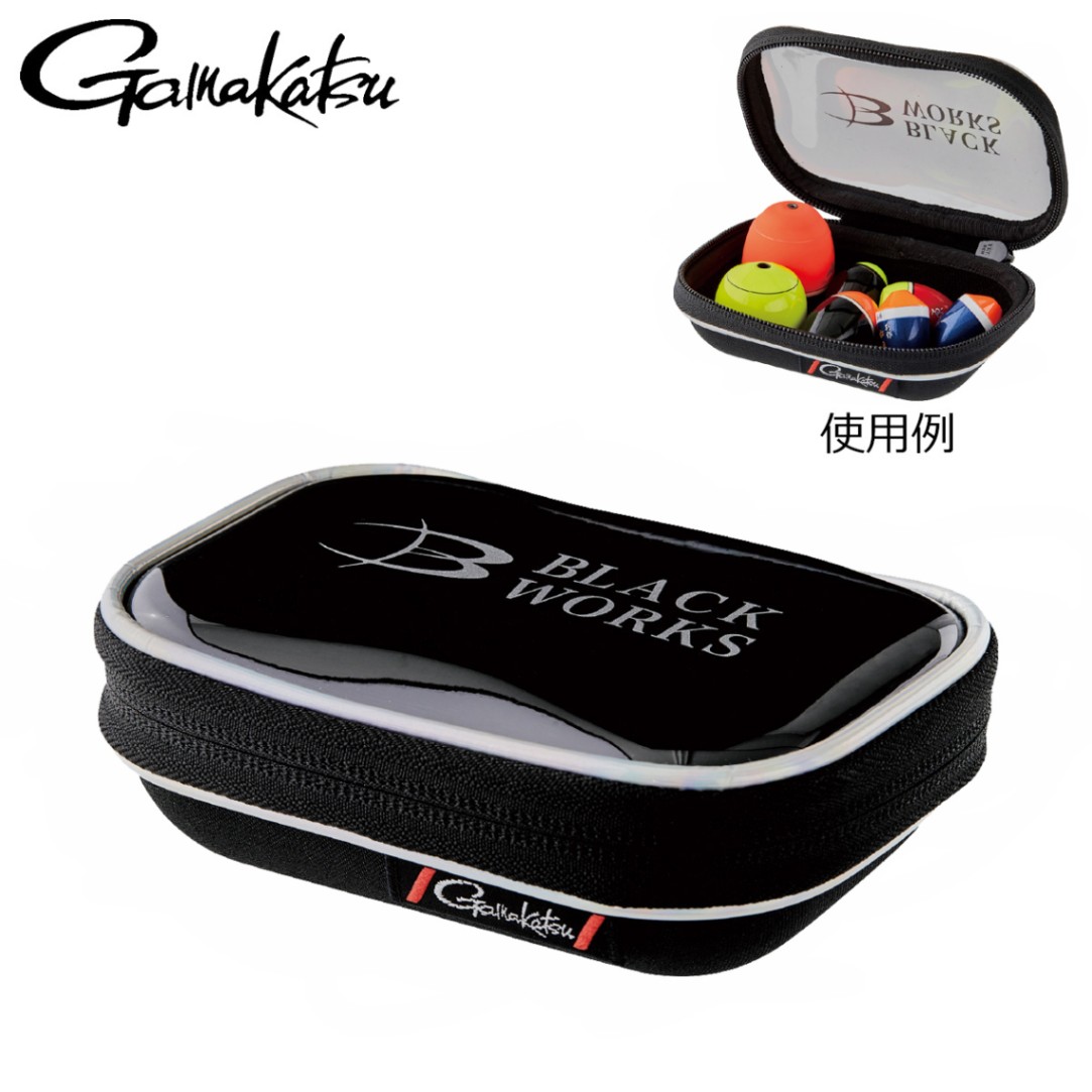 がまかつ ハードウキポーチ GM2623 ブラック(BLACKWORKS) | バッグ