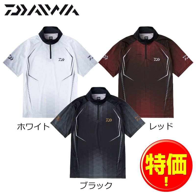Daiwa スペシャル　ハーフジップ ダイワ ウェア DE-7525 ロングスリーブハーフジップシャツ(XL