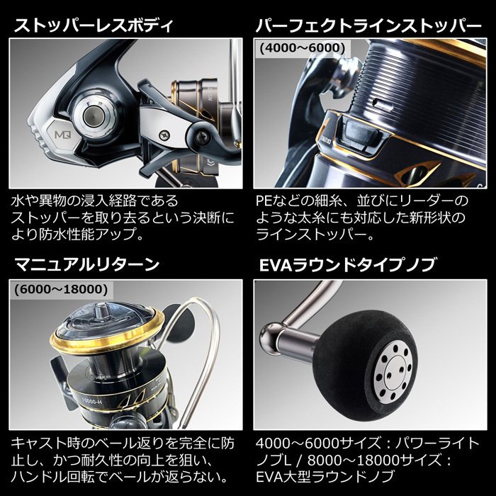 ダイワ 22 カルディアSW 4000D-CXH | リール,スピニングリール,ダイワ