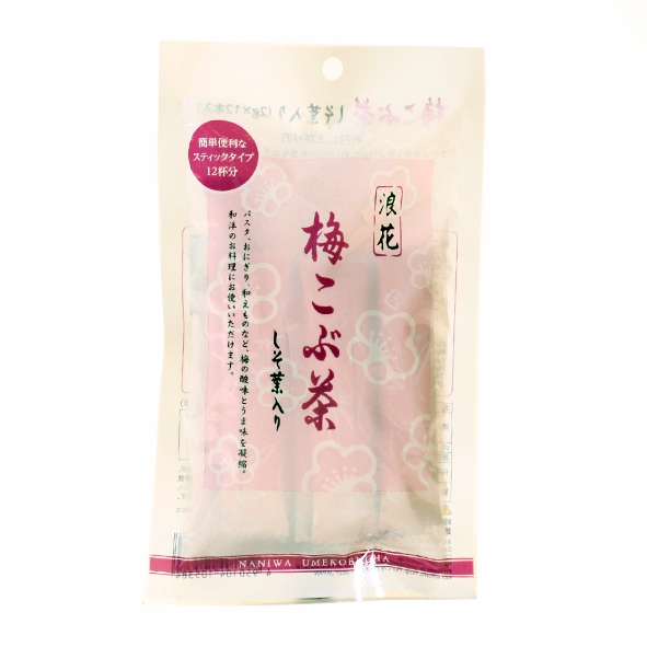 スティック梅こぶ茶12本入り | 梅昆布茶 | なに和ショップ