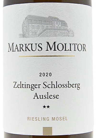 【希少】マーカス・モリトール ZS リースリング BA 2020【特価】 マーカス・モリトール リースリング ツェルティンガー・シュロス