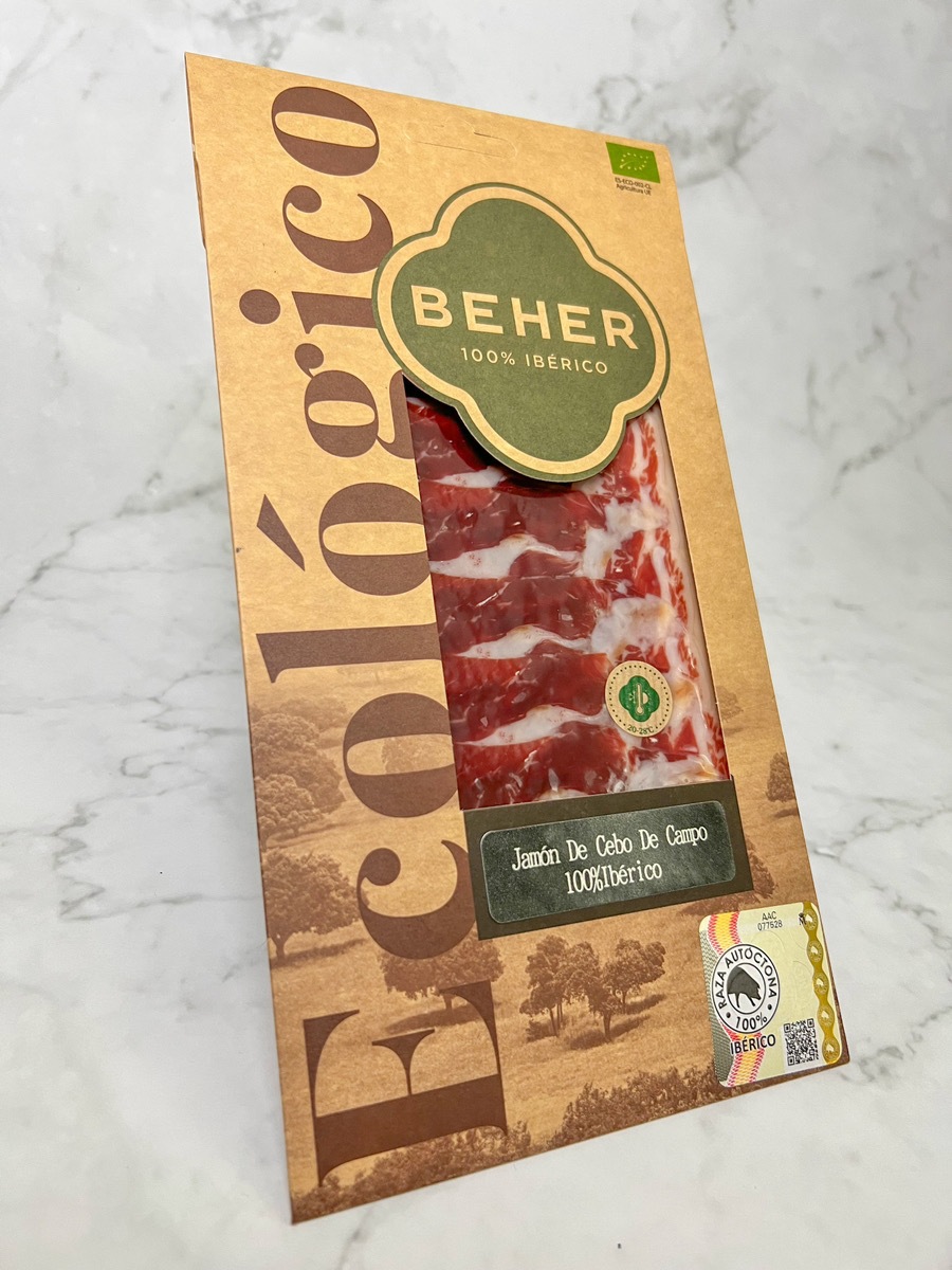 【世界初EUオーガニック】ハモンセボ・デ・カンポ 100%純血統イベリコ豚 生ハム【食感の良さ◎】