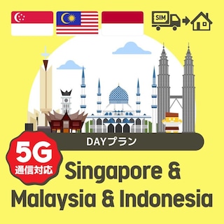 シンガポール/マレーシア/インドネシアで使えるプリペイドSIMカード/DAYプラン