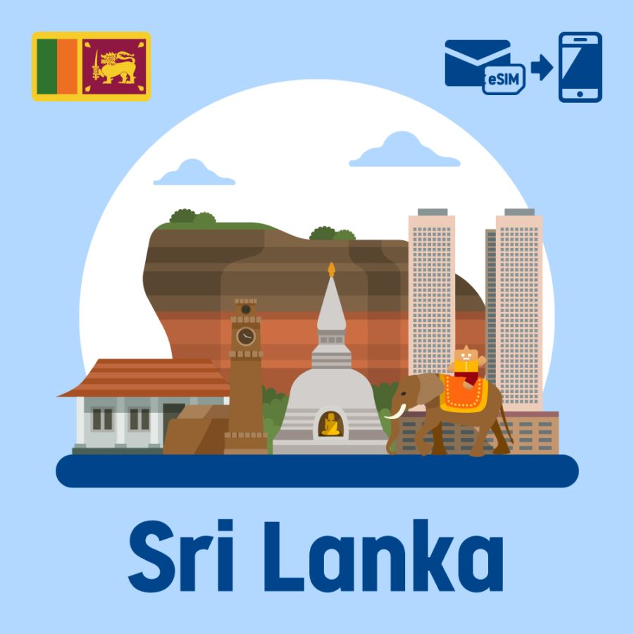 【eSIM】スリランカで使えるプリペイドeSIM/DAYプラン