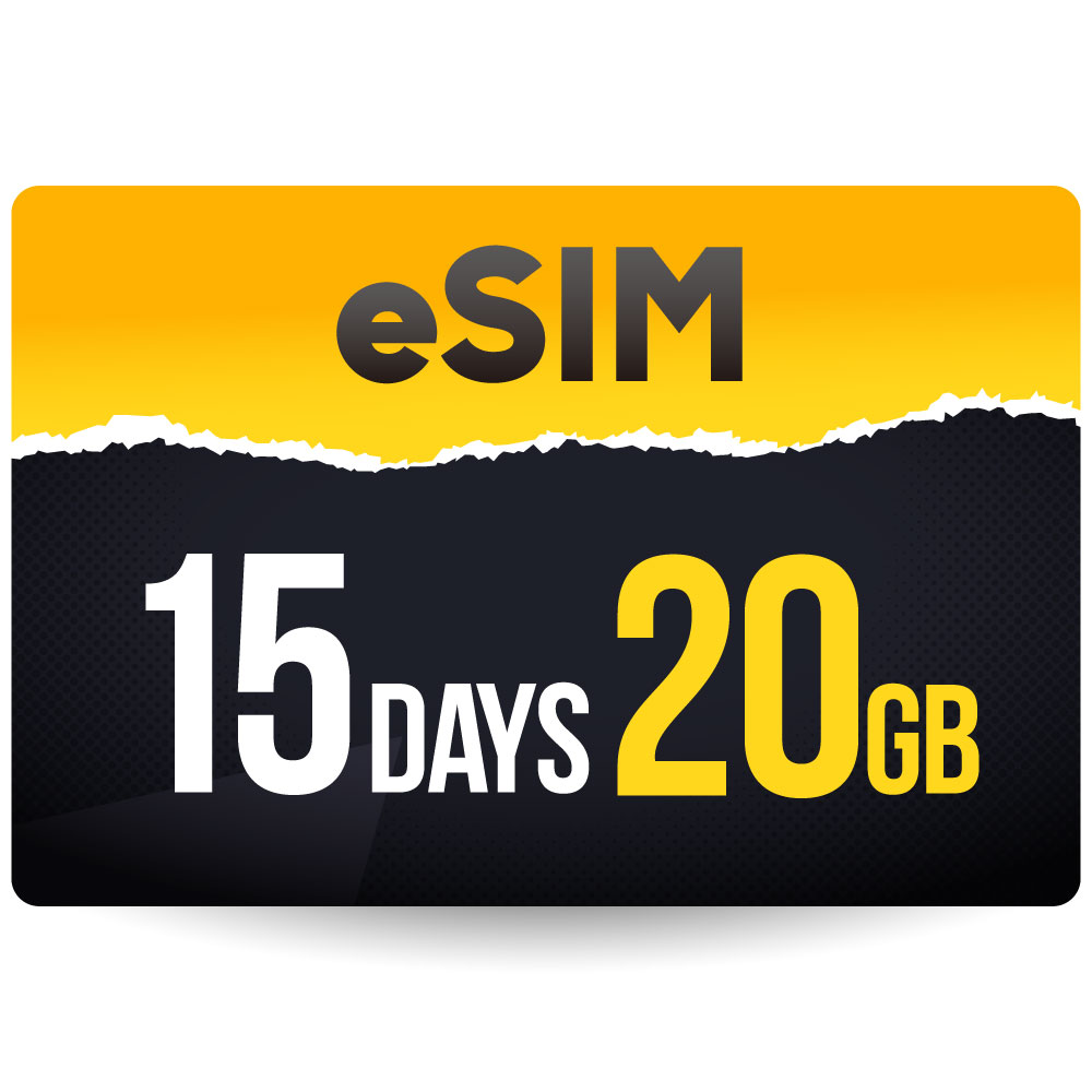 【eSIM】【日本国内向け】CALENDAR eSIMプリペイドプラン 15日20GBプラン[Mプラン] 期間内使い切りプラン※iOS端末のみ自動認識可能※