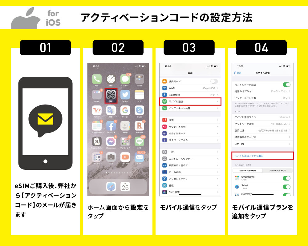 【eSIM】【日本国内向け】CALENDAR eSIMプリペイドプラン 7日5GBプラン[Mプラン] 期間内使い切りプラン※iOS端末のみ自動認識可能※