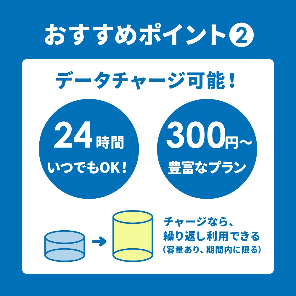 【日本国内向け】追加リチャージができるCALENDAR eSIMプリペイドプラン期間内使い切りプラン [Jプラン]【eSIM】