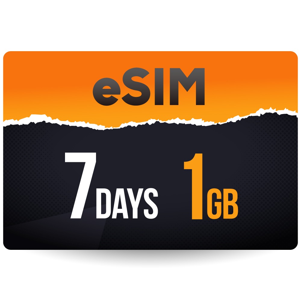 【eSIM】CALENDAR eSIMプリペイドプラン 7日1GBプラン[Mプラン] 期間内使い切りプラン※iOS端末のみ自動認識可能※