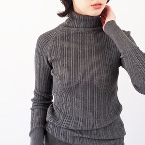 NARU(ナル） コットンランダムリブニットタートル 650701