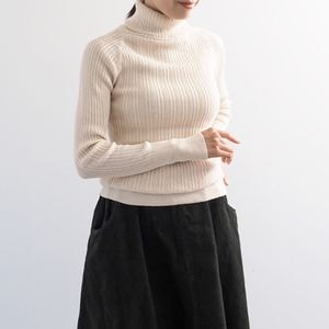 NARU(ナル） コットンランダムリブニットタートル 650701BF