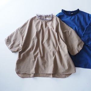 【予約】WEB限定カラーあり!NARU(ナル) 60ふんわりローン リエカブラウス 629915BD