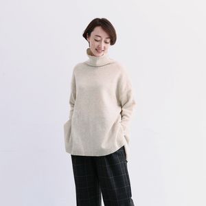 NARU(ナル) タスマニアラムアラスカニットタートル 650635