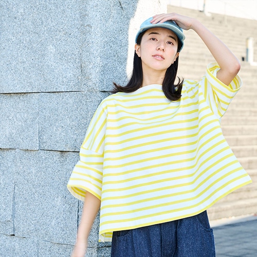 NARU(ナル) デラヴェボーダー ワイドシャツ 644220BF